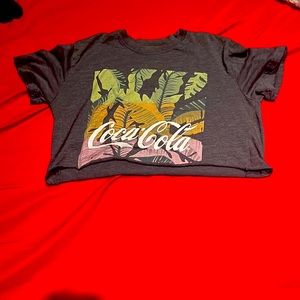 cropped Coca-Cola shirt